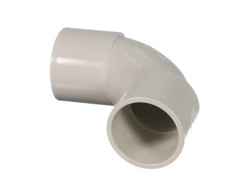 Coupling- L 25mm Solid Elbow 90 Deg- (25 pcs/bag)