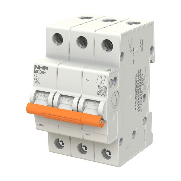 AC Circuit Breaker 3 Pole, 25A (NHP)