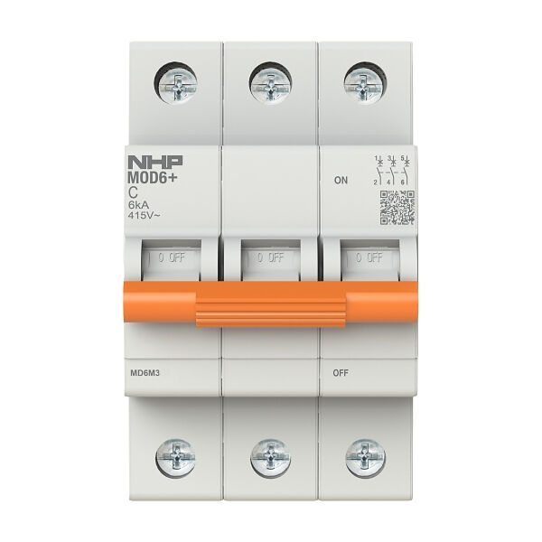 AC Circuit Breaker 3 Pole, 40A (NHP)